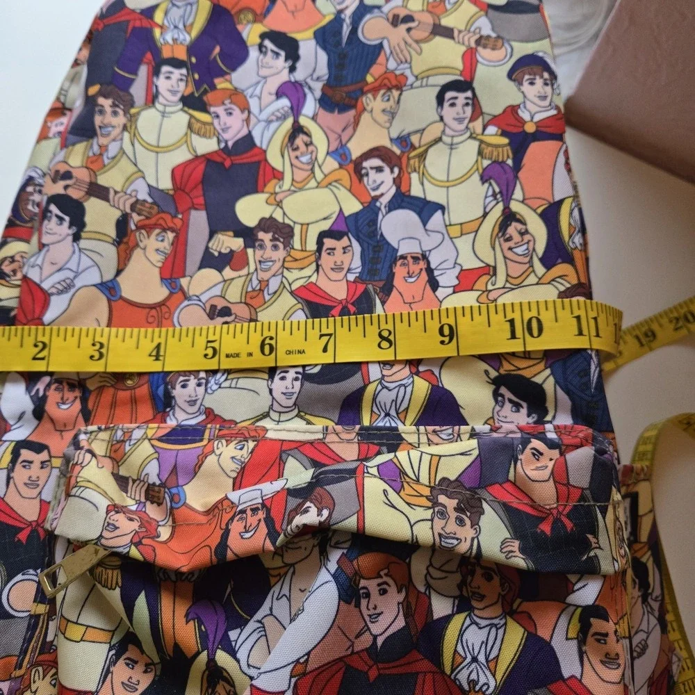 Disney Store Oh My Disney Hero Prince Backpack Canvas Bag‎ Pockets